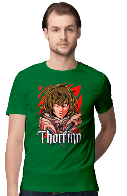 Men's t-shirt with prints Vinland Saga Thorfinn. Anime, manga, thorfinn, vinland saga. 2070702