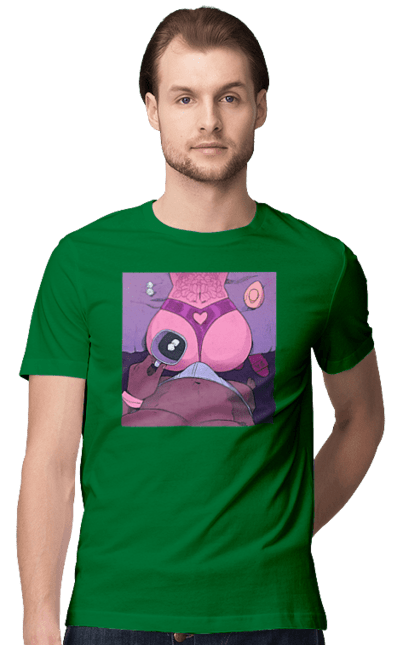 Футболка чоловіча з принтом "Ранкова Кава З Жопкою". Гола, жопа, кава, труси. 2070702