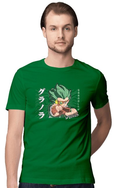 Men's t-shirt with prints Dragon Ball Granolah. Anime, dragon ball, goku, granolah, manga, tv series, vegeta. 2070702