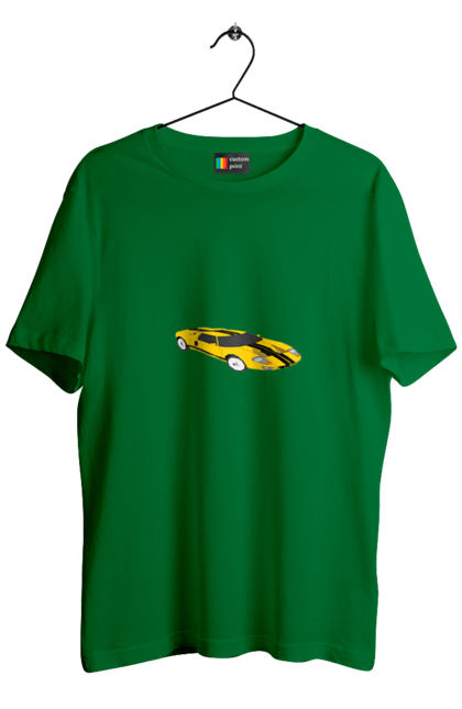 Men`s t-shirt with prints Auto. Auto, house, race, speed, sports car. 2070702