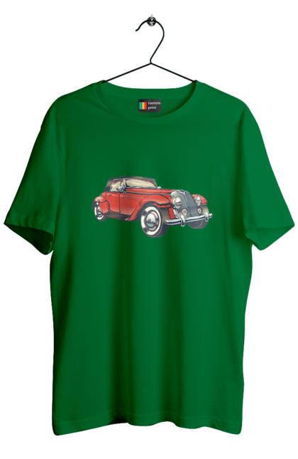 Men`s t-shirt with prints Car Rarity. Car, retro. 2070702