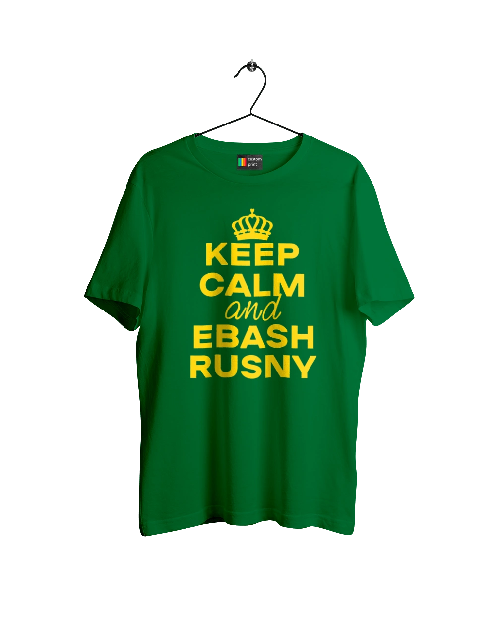 Keep Calm and Ebash Rusny yellow