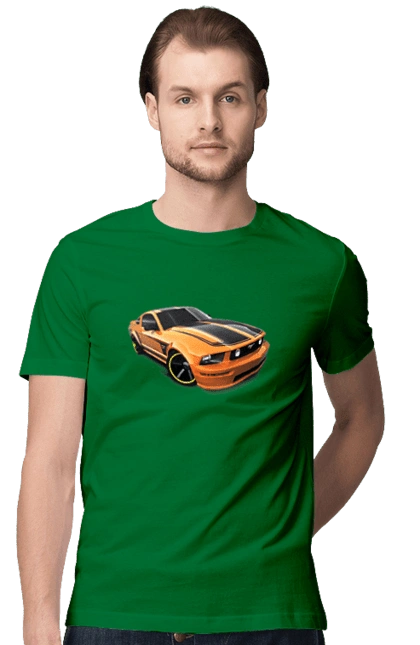 Оранжевая, скоростная машина