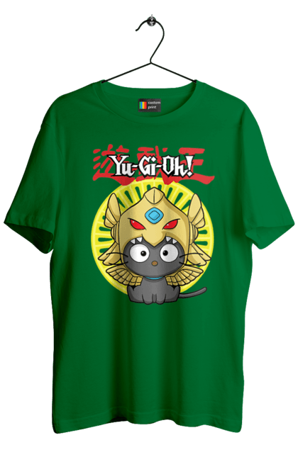 Men's t-shirt with prints Yu Gi Oh! Chococat. Brand, character, chococat, hello kitty, yu gi oh, yugio. 2070702