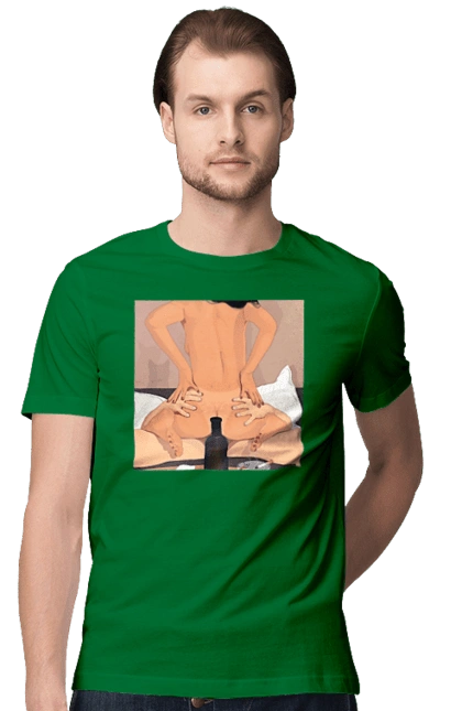 Голая Девушка, Бутылка И Сигареты