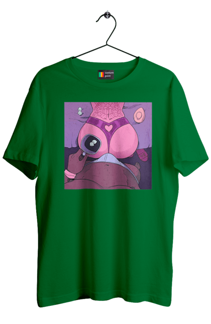 Футболка чоловіча з принтом "Ранкова Кава З Жопкою". Гола, жопа, кава, труси. 2070702