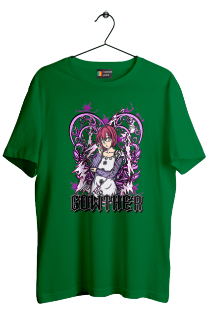 Men's t-shirt with prints Seven Deadly Sins Gowther. Adventures, anime, comedy, fantasy, gowther, manga, seven deadly sins. 2070702