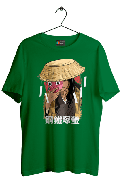 Men's t-shirt with prints Demon Slayer Hotaru Haganezuka. Anime, blacksmith, demon slayer, hotaru haganezuka, kimetsu no yaiba, manga. 2070702