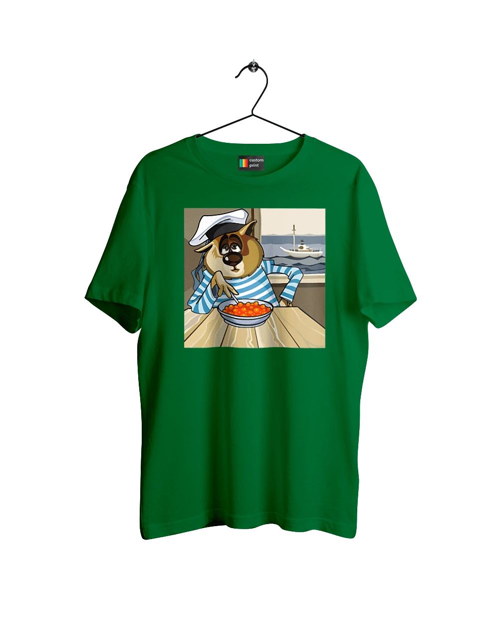 Cat Sailor, On The Ship Eats Red Caviar