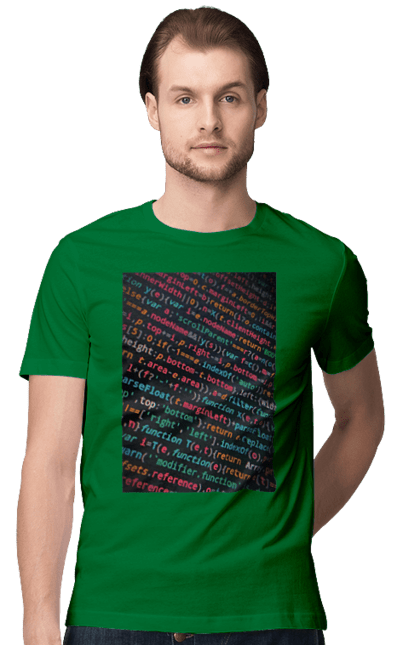 Футболка чоловіча з принтом "Код". Angular, c, css, html, it, javascript, jquery, php, python, react, svelt, vue, айтишник, айті, гумор, код, кодувати, прогер, програміст, програмісти, ти ж, ти ж програміст, тиж програміст. 2070702