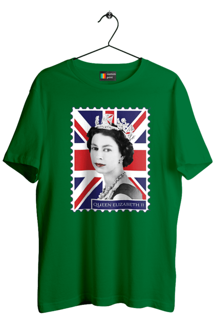 Men's t-shirt with prints Queen Elizabeth II. Britain, british, england, platinum jubilee, queen, queen elizabeth, queen elizabeth ii, rip queen elizabeth. 2070702