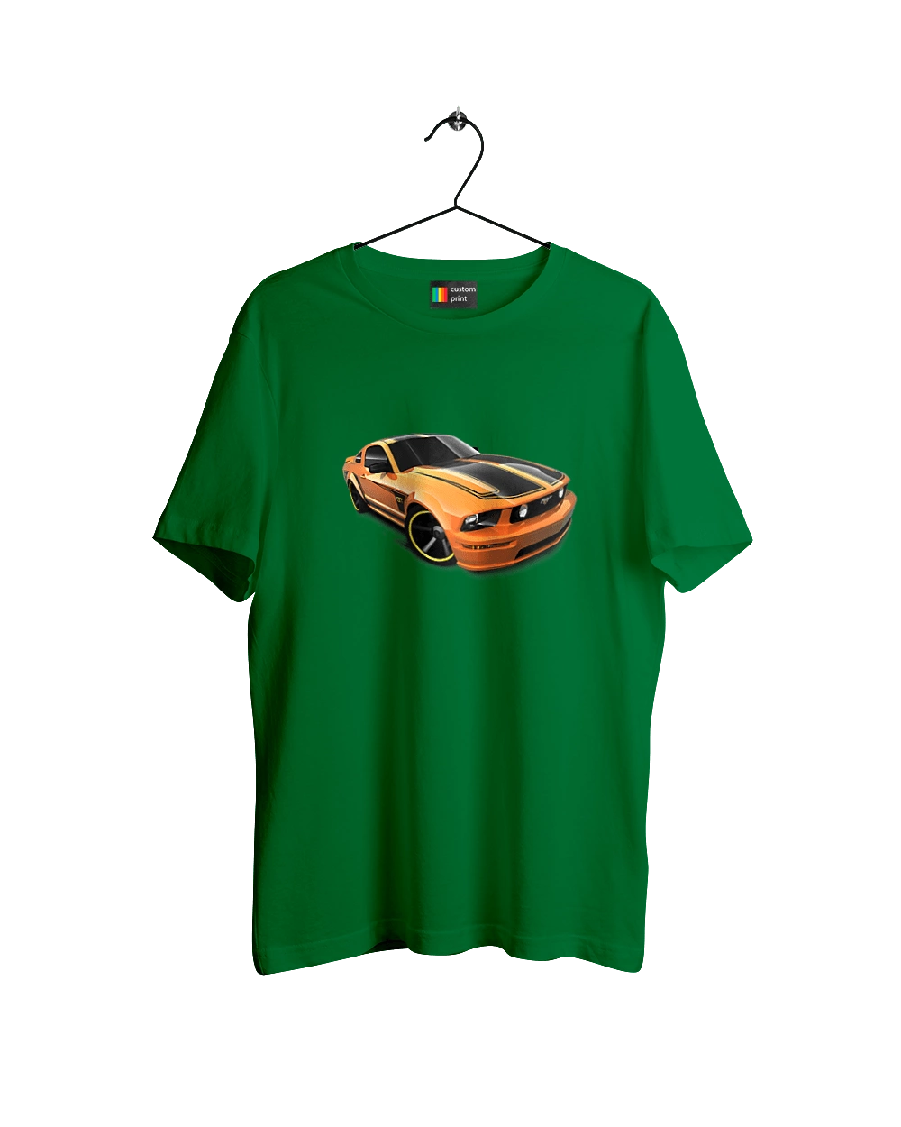 Оранжевая, скоростная машина