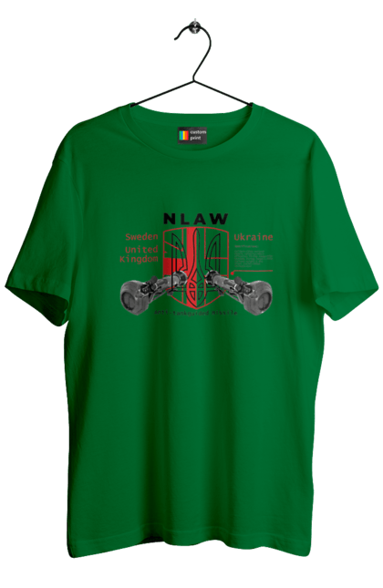 Men`s t-shirt with prints NLAW. Caesar, himars, nlaw, patriot, weapons, zaluzhny. 2070702