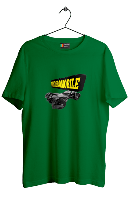 Футболка чоловіча з принтом "Бандеромобіль". Авто, авто бандери, автомобіль, бандеромобіль, бетмен, бетмобіль, військове авто, супер машина. 2070702