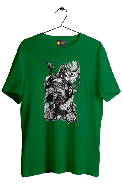 Men's t-shirt with prints The Predator. Alien, cinema, film, predator, thriller. 2070702