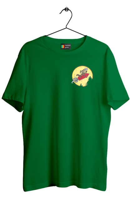 Футболка чоловіча з принтом "Хитрий кайот". Антигерой, вайлі кайот, веселі мелодії, віллі, злодій, кайот, не відчуває болю, персонаж мультфільму, північноамериканський кайот, уайлі, швидкий та сміливий. 2070702