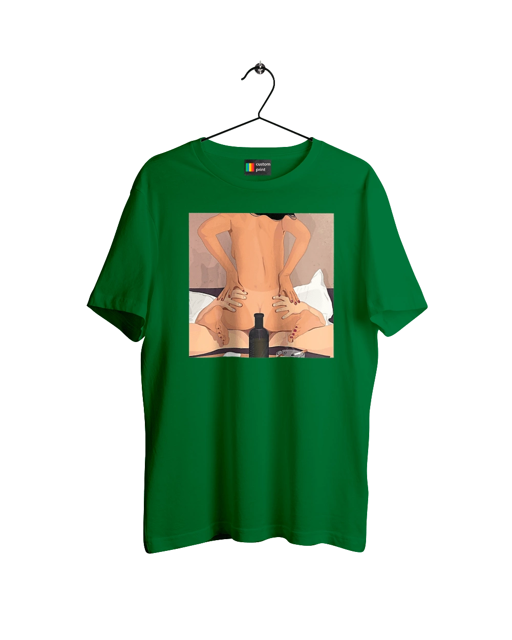 Голая Девушка, Бутылка И Сигареты