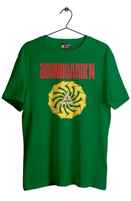 Men's t-shirt with prints Soundgarden. Alternative rock, group, grunge, hard rock, metal, music, rock, sound garden, soundgarden. 2070702