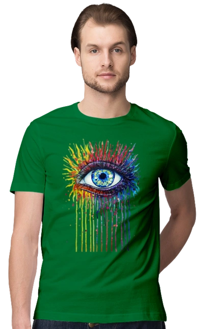 Colorful Flowing Eye