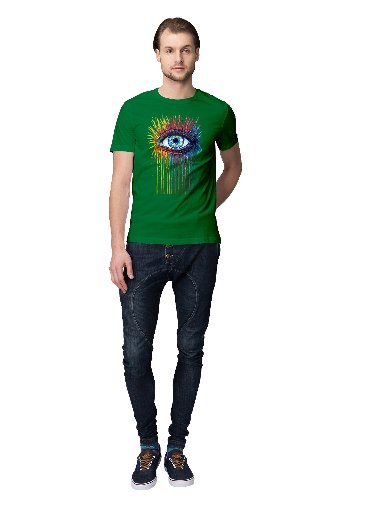 Colorful Flowing Eye