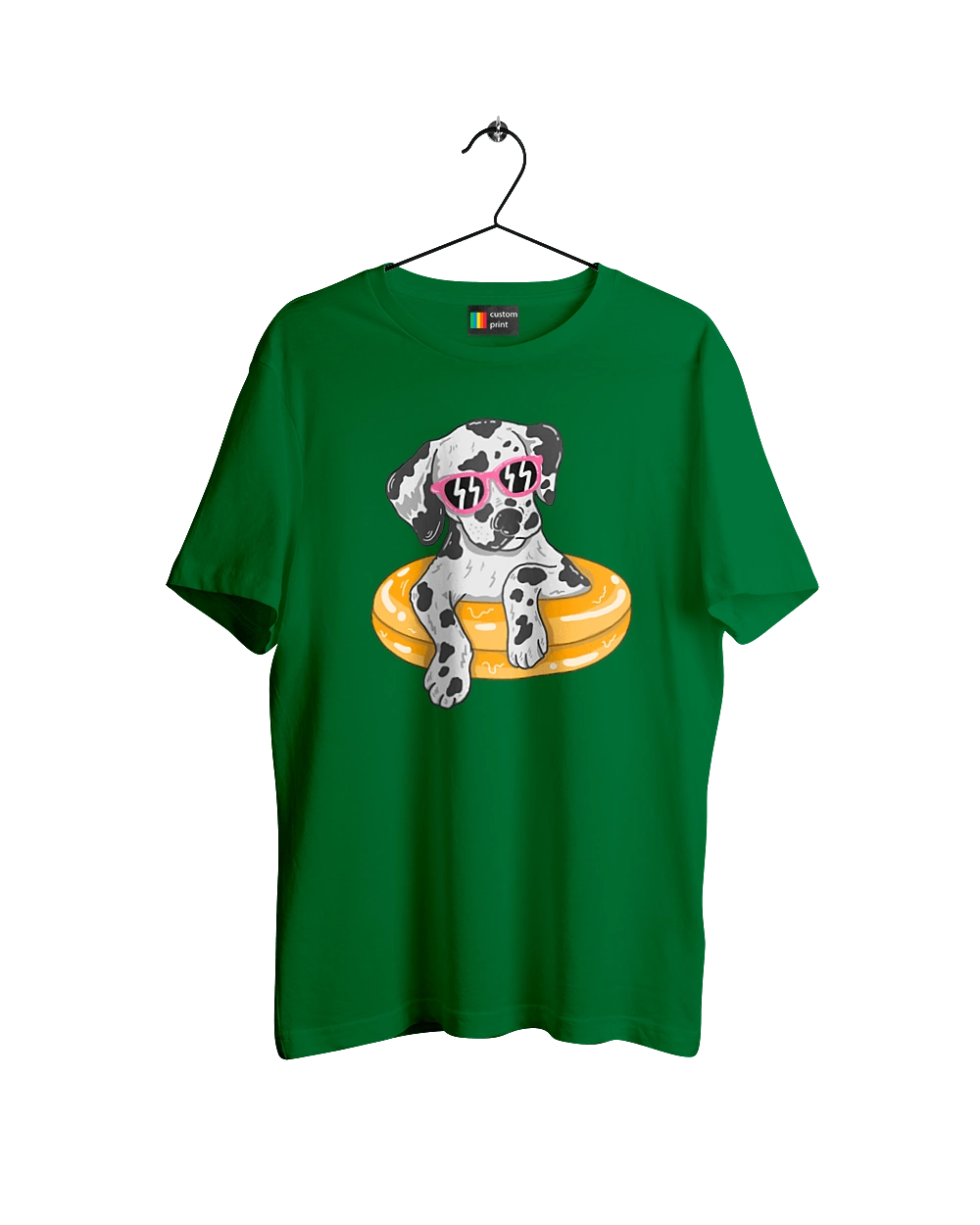 Dalmatian Swims In A Circle