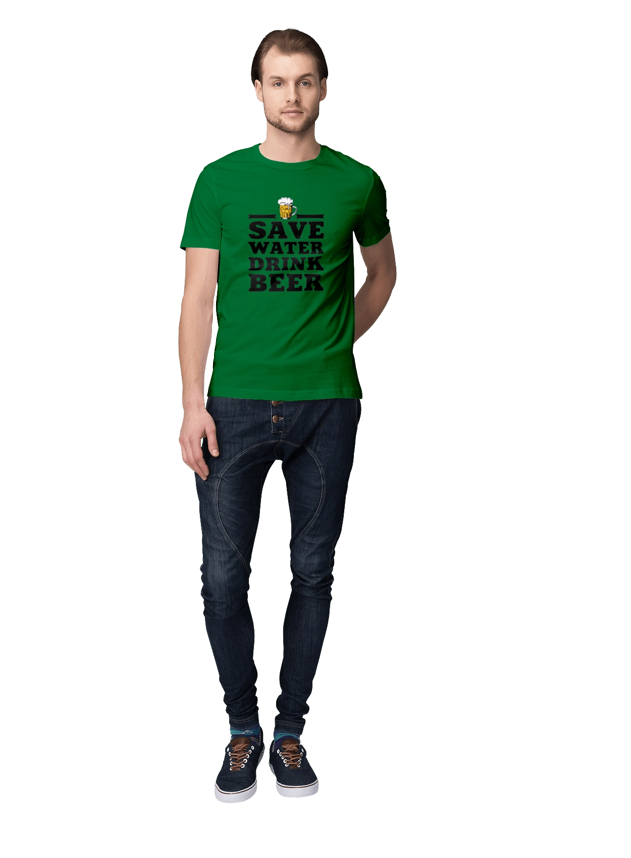 Save water, drink beer (black)