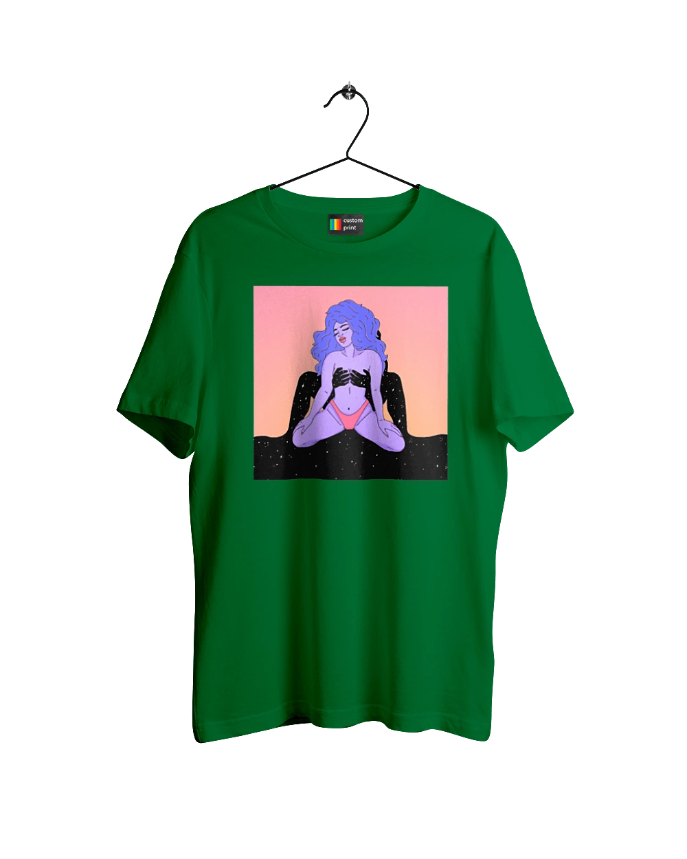 Purple Girl In Panties