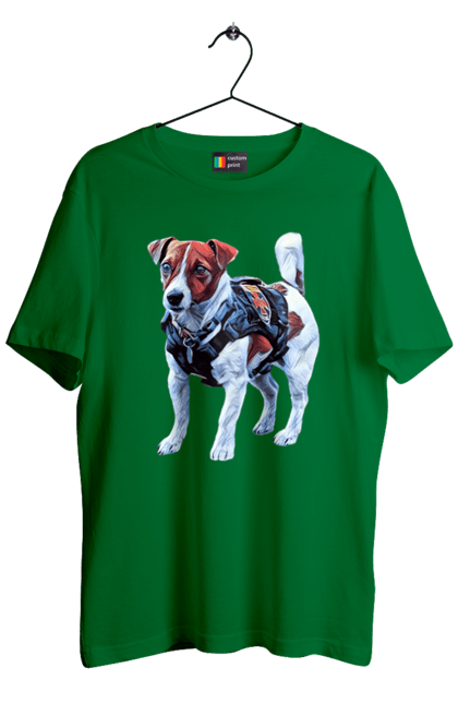 Футболка чоловіча з принтом "Пес Патрон". Зсу, патрон, пес, пес патрон, україна. 2070702