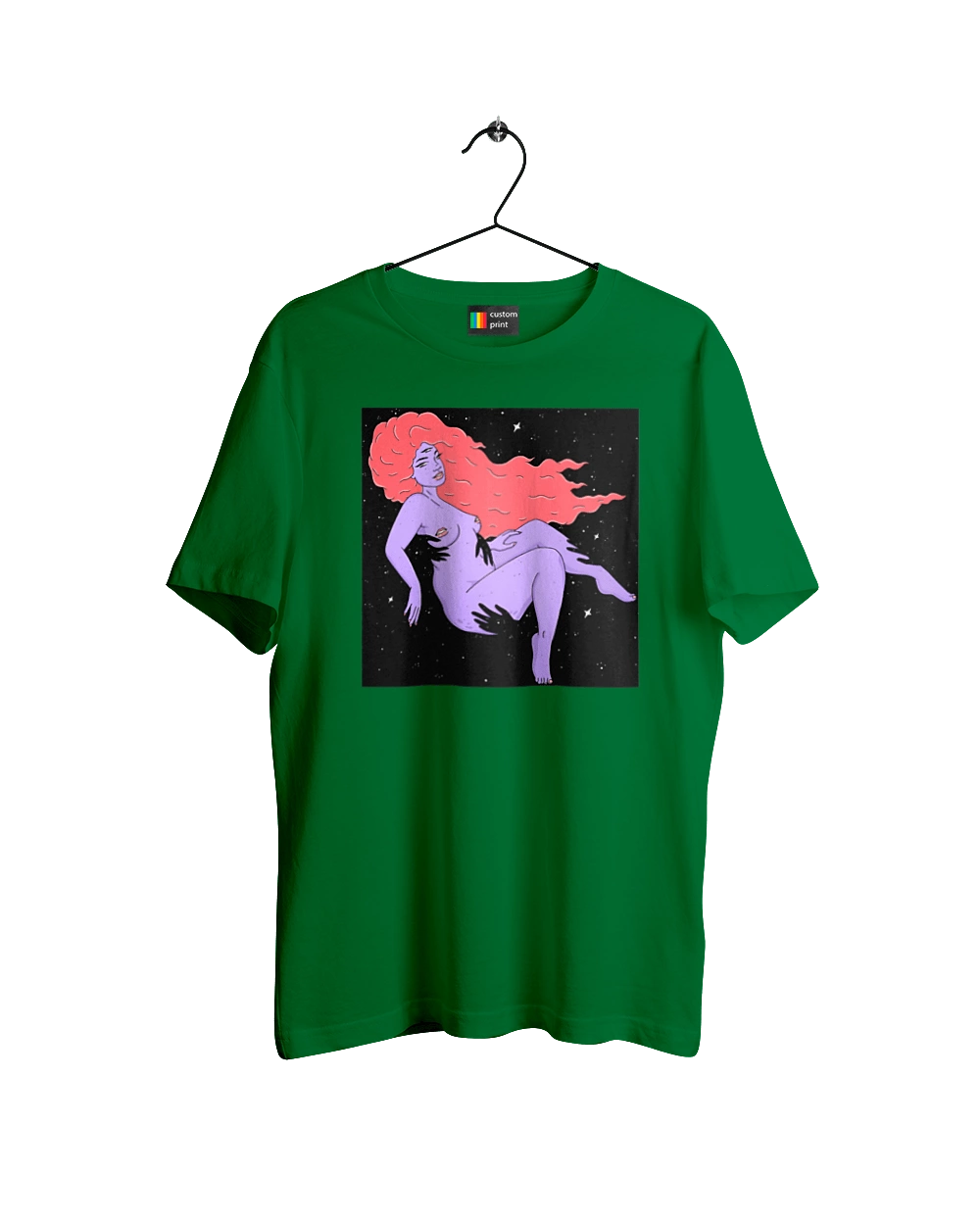 Purple Girl In Black Dire