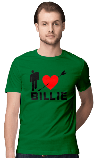 Men`s t-shirt with prints Billie Eilish. Billie eilish, billie eilish logo, billie eilish print, singer billie eilish. 2070702