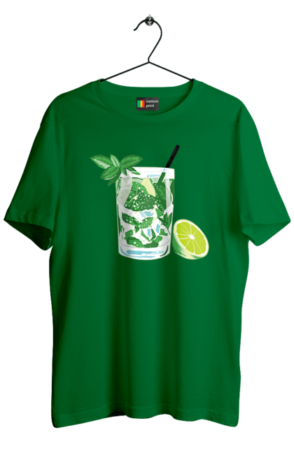 Men`s t-shirt with prints Mojito And Lemon Drink. Drink, lemon, mojito. 2070702
