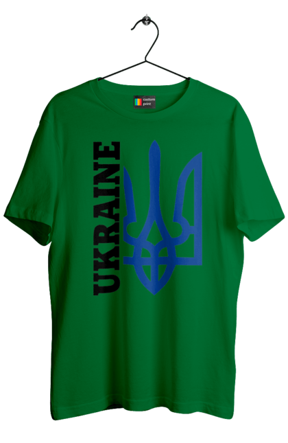 Men`s t-shirt with prints Emblem of Ukraine. Country, emblem, ukraine. 2070702