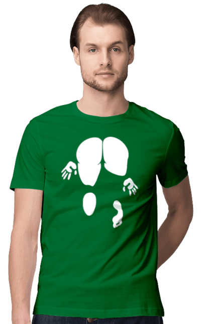 Футболка чоловіча з принтом "Дівчина вид по заду". Вид з зади, вульгарна, гумор, дівчина, дівчина раком, прикольна. 2070702