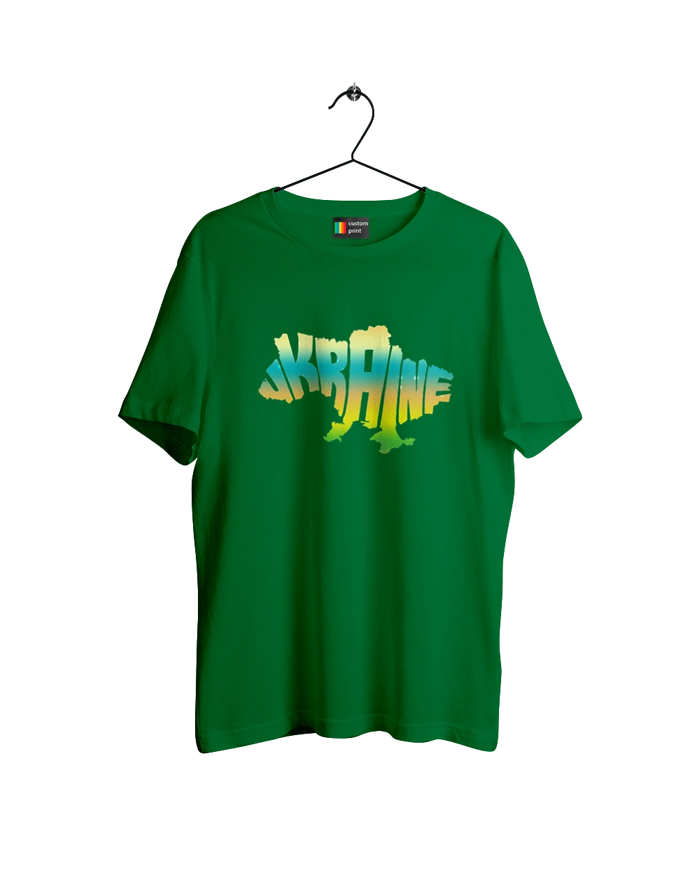 Україна силует кольоровий