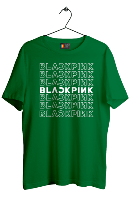 Футболка чоловіча з принтом "Blackpink". Blackpink, k pop, yg entertainment, блекпінк, група, к-поп, музика, музичний гурт. 2070702