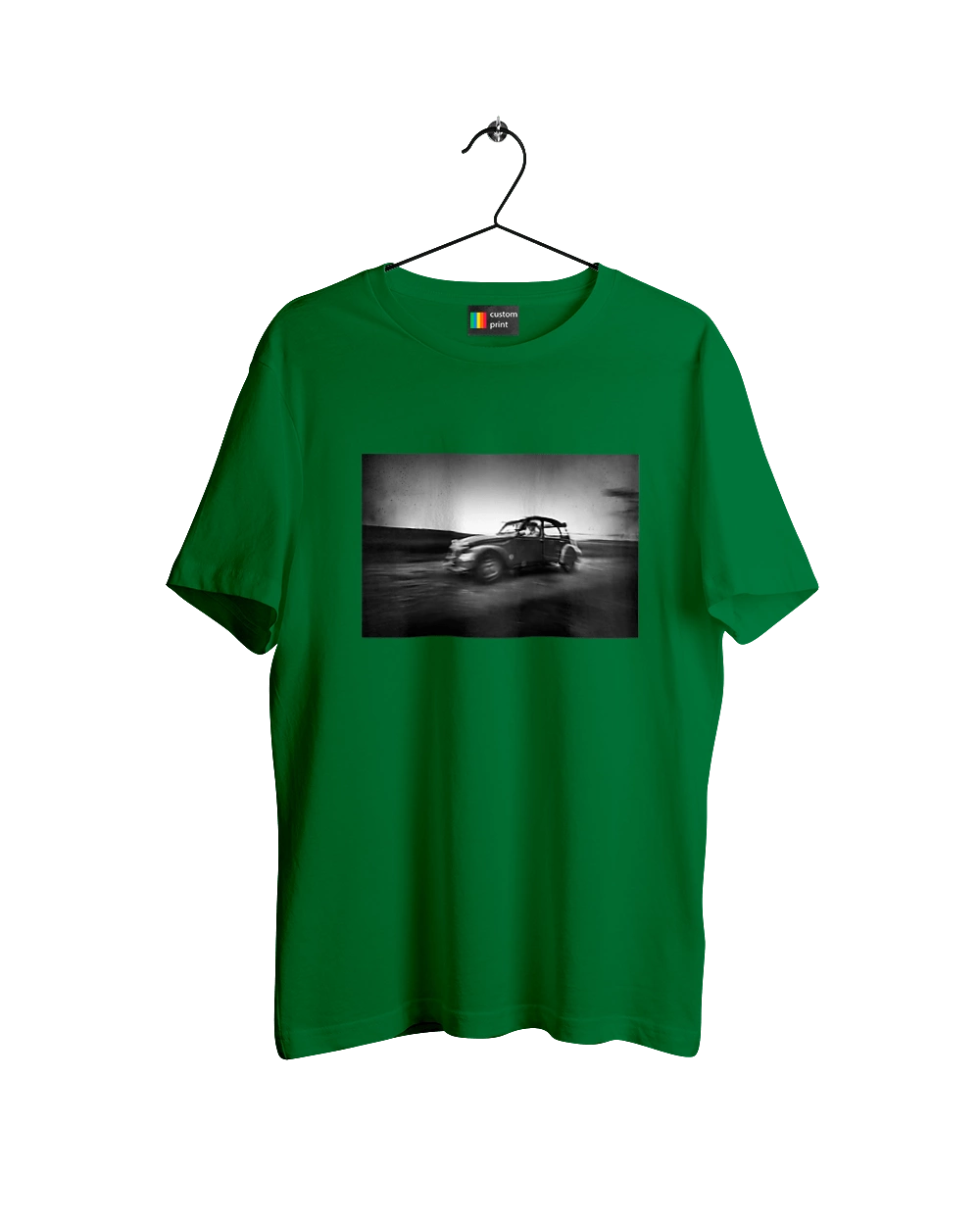 Retro car black and white