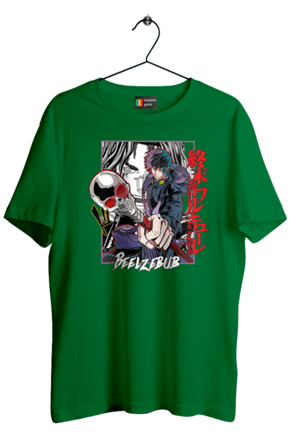 Футболка чоловіча з принтом "Повість про кінець світу Вельзевул". Anime, beelzebub, manga, record of ragnarok, аніме, вельзевул, комікс, манга. 2070702