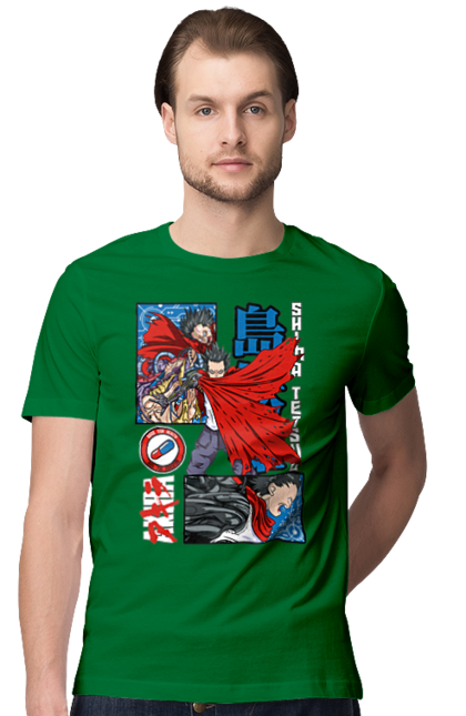 Men's t-shirt with prints Akira Tetsuo Shima. Akira, anime, cyberpunk, manga, tetsuo shima. 2070702