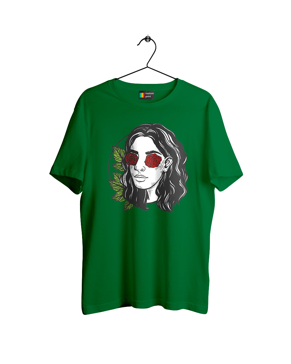 Girl With Roses In The Eyes