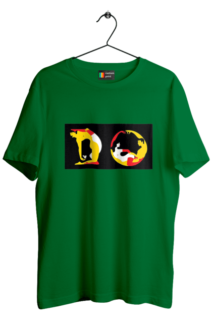 Футболка чоловіча з принтом "Розтяжка По Дорослому". Пози, розтяжка. 2070702