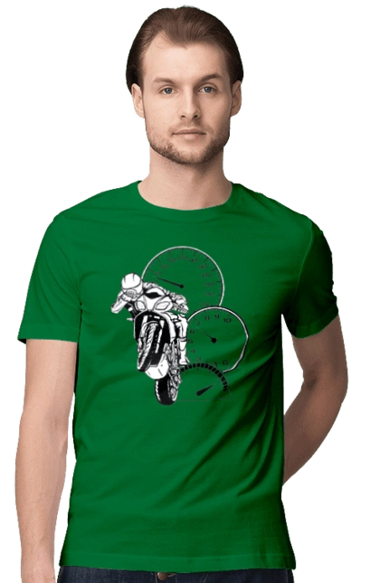 Motorcycle Speed Black