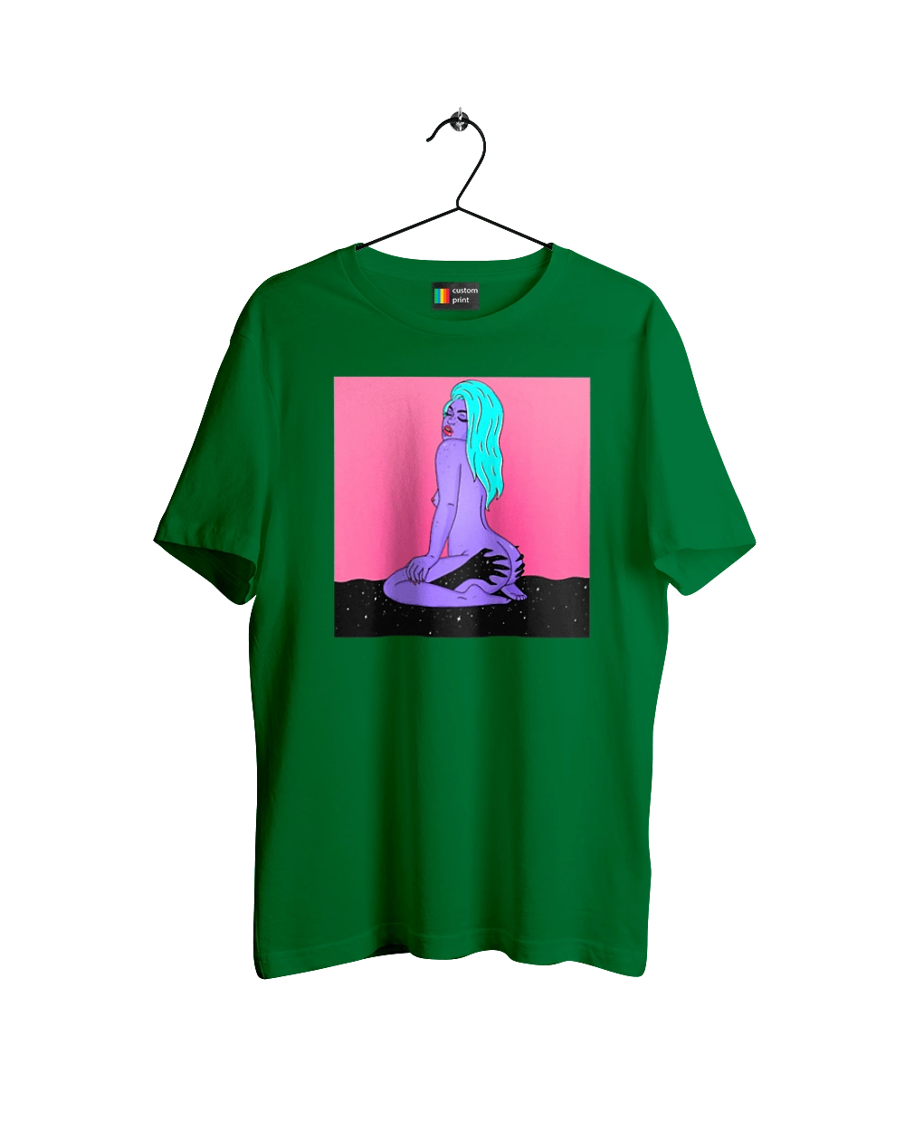 Purple Girl In Hands