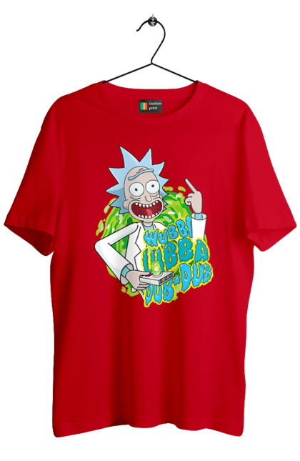 Футболка чоловіча з принтом "Рік та Морті". Rick and morty, мультфільм, наукова фантастика, пригоди, рік, рік і морті, трагікомедія, чорний гумор. 2070702