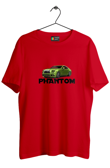 Футболка чоловіча з принтом "Ролс ройс". Авто, автомобіль, люкс клас, ролс ройс, седан, фантом. 2070702