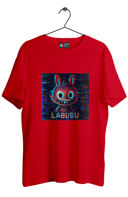 Футболка чоловіча з принтом "Лабубу". Crt, rgb, глітч, кіберпанк, лабубу, пікселі, ретро, спотворення, цифрове мистецтво, шум. 2070702