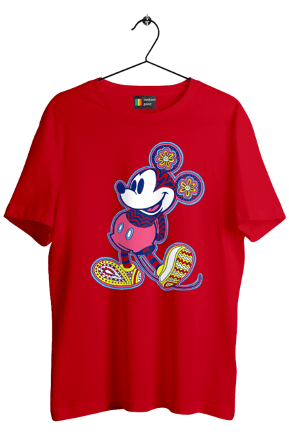 Футболка чоловіча з принтом "Міккі Маус". Mickey mouse, дісней, міккі, міккі маус, мультфільм. CustomPrint.market