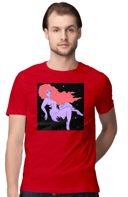 Фіолетова Дівчина В Чорній Дирі