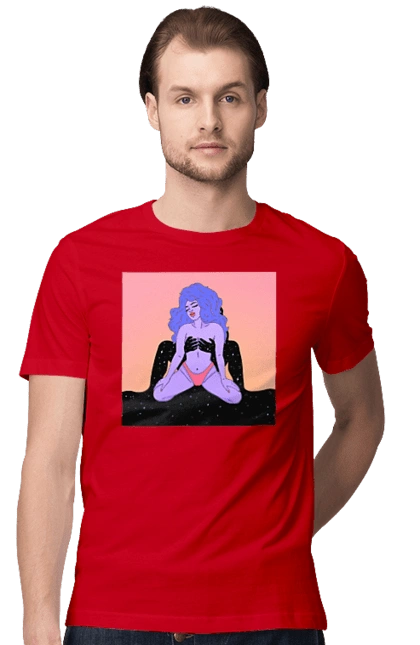 Фіолетова Дівчина В Трусиках