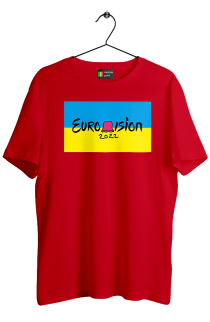 Футболка чоловіча з принтом "Євробачення за KALUSH Orchestra". Kalush orchestra, stefania, азов, врятувати азовсталь, врятувати захисників азовсталі, євробачення, звільнити, маріуполь, наші захисники, перемога, свобода. 2070702