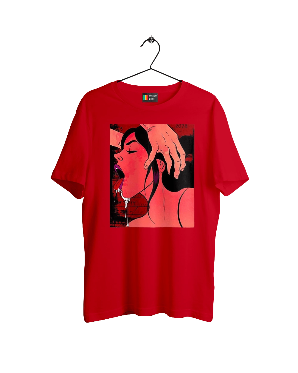 Дівчина Смокче Зі Слиною